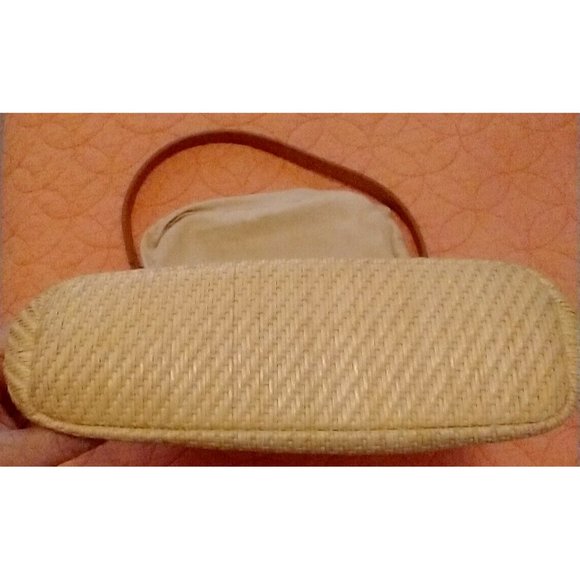 SOLD_ SOLD_SOLD!!! Fossil Natural fiber Woven Bucket Shoulder Bag - Picture 10 of 12